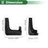 Hyundai Tucson (2017-2020) with Mount Accessories Mud Flaps Splash Guards