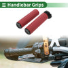 7/8" 22mm Hand Grips / Handlebar Grips TPU Dark Red