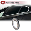 Car Motorcycle Pinstripe Tape 9mmx10m Stripes DIY Stickers Black 1 Pc