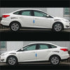 4 Pcs Black Racing Strips Car Side Strip Stickers Universal