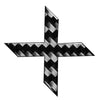 Car Badge Emblem - Window Door Wall Carbon Black Letter Decals (All Years)