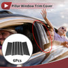 Toyota Sienta 6 x Car Door Pillar Window Trim (2016–2022)