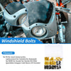 Yamaha Aluminum Rubber Gold Tone Windshield Bolt