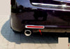Acura TSX Sedan 2 x Covers Chrome Rear Fog Light Lamp Cover Trim (2009-2010)