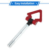 Toyota Avanza Red Folding Screw-on Tow Hooks (2004-2023)