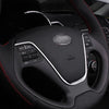 KIA CERATO FORTE K3 Chrome Steering Wheel Center Cover Sticker Trim FIT