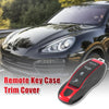 Porsche Cayenne Panamera Macan Red Remote Key Fob Case Cover Shell