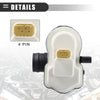 BMW Black White Plastic Metal Fuel Vapor Leak Detection Pump