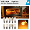 Refrigerator Oven 10 x 15W E14 Salt Lamp Globe Bulb Light (230V)