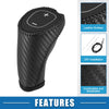 Chevy Equinox Carbon Fiber Pattern Black Gear Shifting Knob Cover Trim
