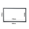Radio Panel Surround / 2DIN / ABS Plastic Black Ultra-thin  (YYYY–YYYY)