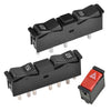 Mercedes W201 W126 Power Window Switch + Emergency Light Switch (1982-1992)