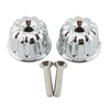 Triumph Street Twin (2016-2022) Chrome 2 x Handlebar End Plug Caps
