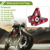 Honda CRF50 Footrests Red Motorcycle Foot Pegs (2004-2023)