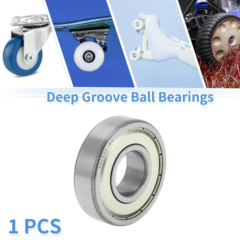 Scooter Skateboard Wheel Deep Groove Ball Bearings P4 25x62x17mm