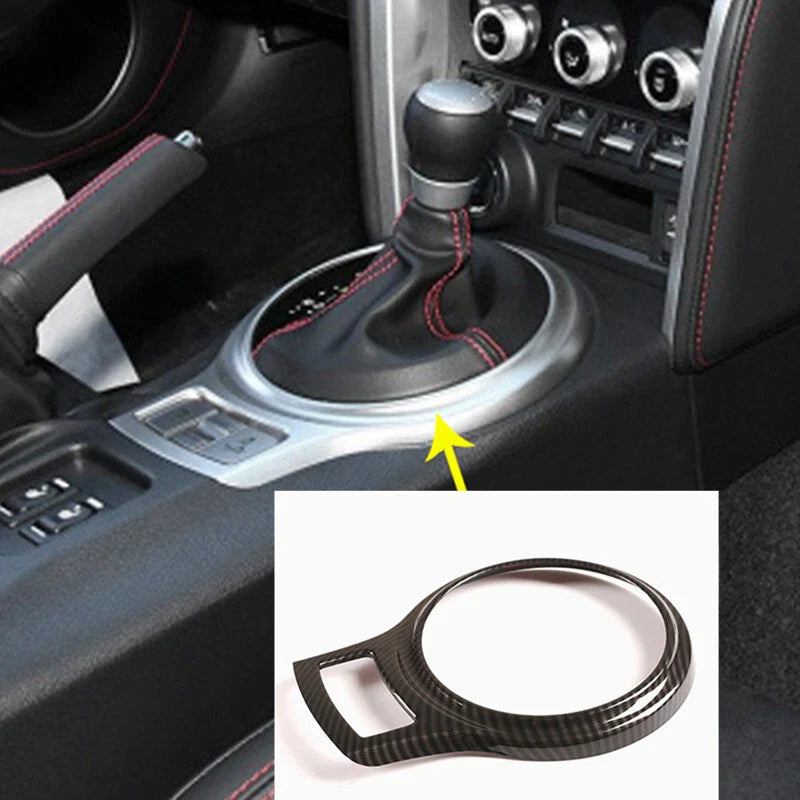 Toyota GT86 Scion FR-S Subaru BRZ 6Pcs Carbon Fiber Interior Trim Cover Set