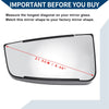 Chevy Lower Left Side Mirror Glass Replacement