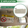 Toyota Corolla Left Sun Visor with Mirror (2011-2013)