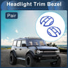 Ford Bronco Headlight Trim Bezels 2 x