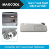 Toyota Kluger Highlander Right Side Gray Sun Visor (2008-2013)