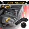 Jeep Gladiator JT (2018-2024) Black Seat Adjustment Button Cover Trim