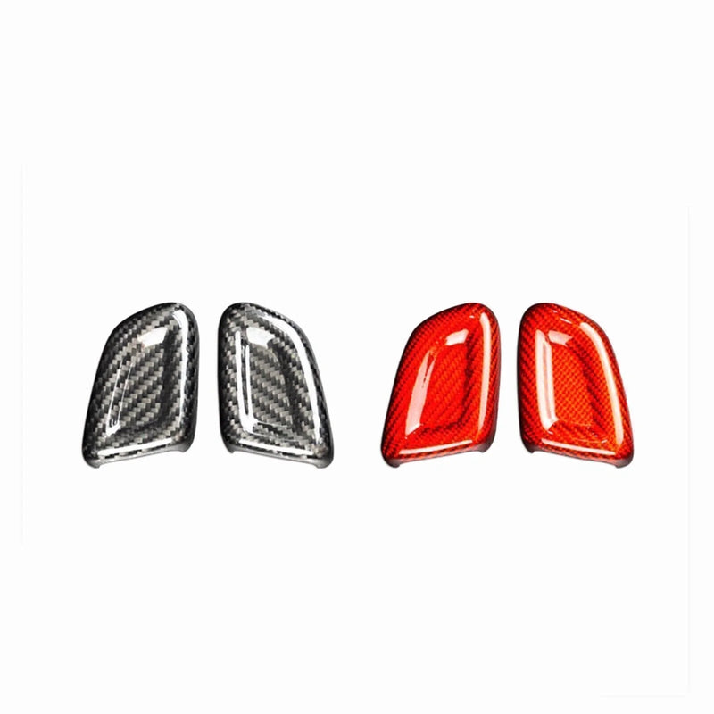 Volvo XC40 S60 Red Carbon Fiber Gear Shift Knob Cover (2020-2023)