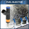 Dodge Ram 1500 (2009-2010) Black 8 Pcs 5.7L Fuel Injector