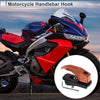 Motorcycle Rectangular Aluminum Alloy Motorcycle Hanging Hook 1 Set Orange