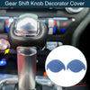 Ford Mustang 2015-2021 Blue Console Decorator Gear Shift Knob Cover