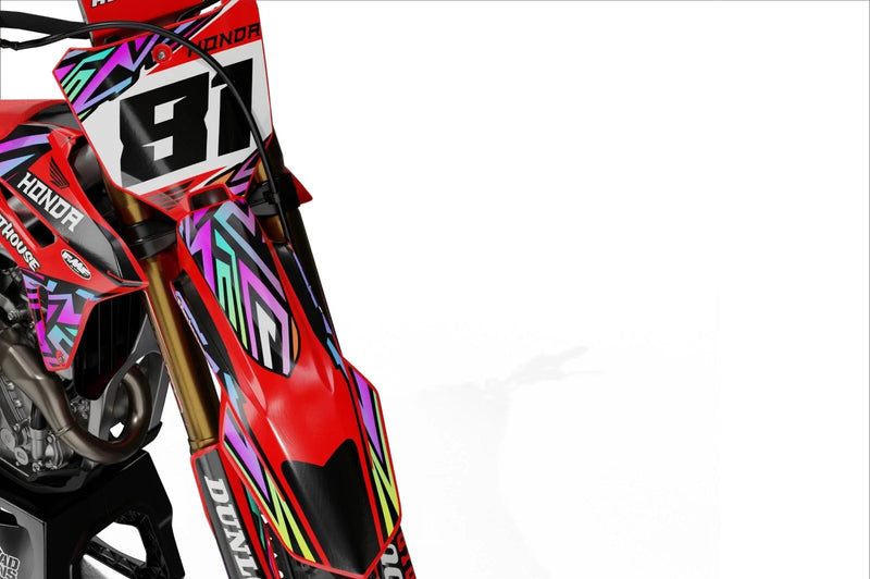 Honda CRF 50 2004-2026 Clover Style Stickers Custom Graphics Full Kit