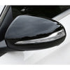 Benz C E GLC Class 2 x Mirror Cover Caps Gloss Black (2016-2020)
