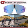 Motorcycle Riding Goggles Blue Lens White Black Frame Tri-Acetyl Cellulos