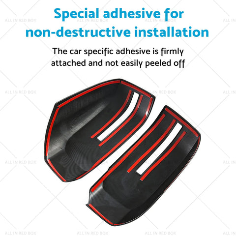 Mitsubishi Triton L200 (2023-2025) - ABS Carbon Fiber Side Mirror Cover