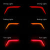 Honda Goldwing GL1800 Rear Saddlebag Turn Brake Light Accents (2018-2024)