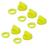 Polaris Scrambler, Sportsman, Ranger, RZR 5 x Yellow Key Covers (2007-2023)