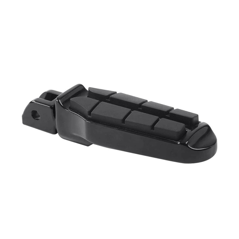 Harley Softail Fat Bob Black Driver Rider Footpegs (2018-2025)