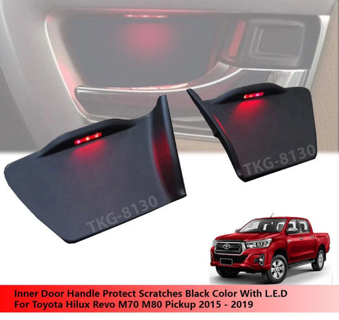 Toyota Hilux 1kdM70 M80 LED Door Handle Black (2015-2019)