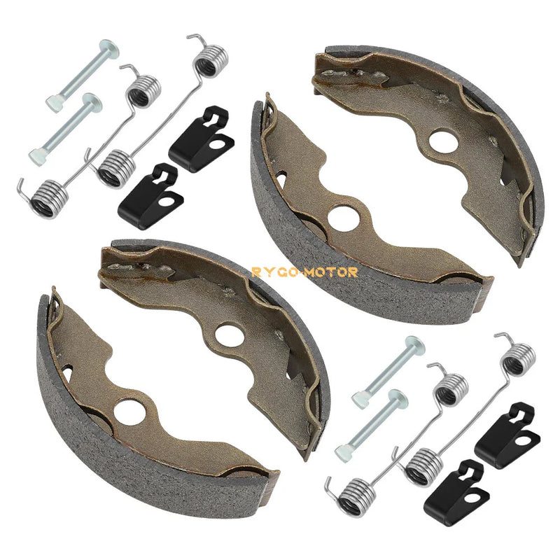 Honda TRX200 TRX250 FourTrax Recon 2 x Front Brake Shoes Springs W/Pins