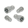 Tractor 1/2" BSP Hydraulic ISO Poppet Quick Release Couplings