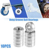 Car 10x 5x11x4mm Double Metal Shield Deep Groove Ball Bearing