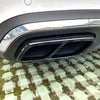 Mercedes-Benz C-Class Black Exhaust Tip Trim Covers (2022–2025)