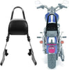Harley Sportster XL 883 1200 Passenger Backrest Pad Sissy Bar Cushion (2004-2023)