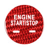 Cadillac XTS XT5 CT6 SRX CTS Red Engine Start Stop Button Trim (2013-2020)