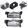 Mazda 3 2 x License Plate Light Bumper Lamp Cover (2009–2013)