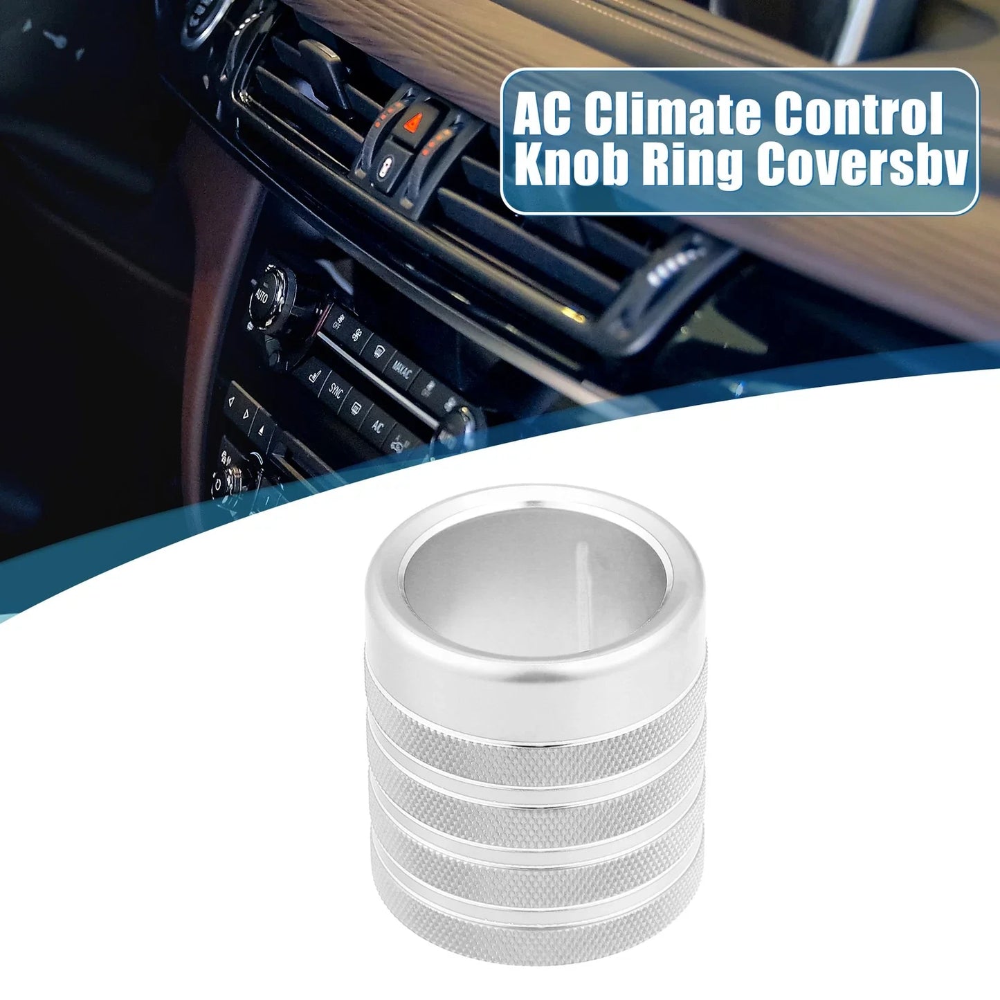 4WD Gear Shifter Knob Cover Trim for Toyota 4Runner (2010-2020) Silver Tone