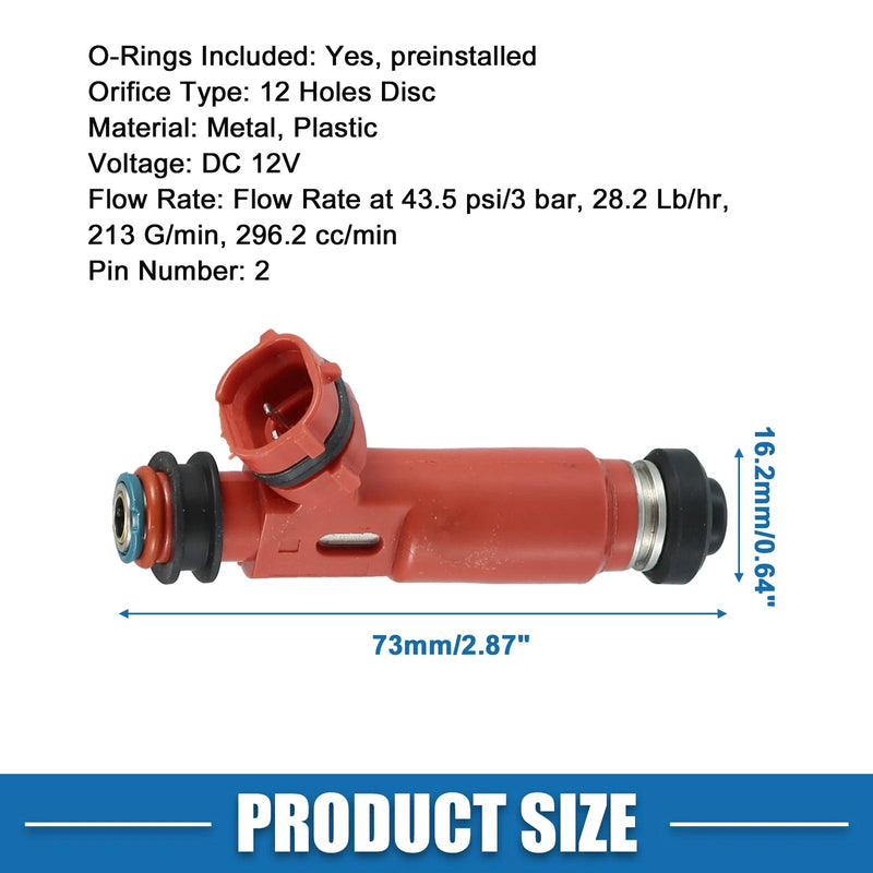 Toyota Highlander (2004-2007) 3.3L 6 x Fuel Injectors
