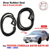 Door Rubber Seal Front LH+RH Fits Toyota Corolla AE110 AE111 4D SED 1995-02