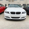 BMW 3 Series E90 E91 Gloss Black Front Spoiler Lip (2009-2012)