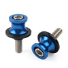 KAWASAKI ZX6R (2012-2021) Blue 8MM Swingarm Spools Slider Stand Screws