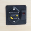 Car SUV 200A Circuit Breaker Panel + Red LED Rocker Switch